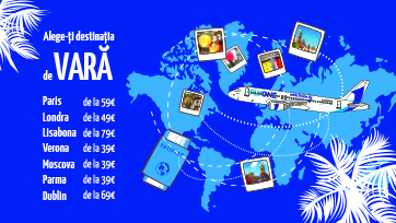 START sezonului de vară 2020 cu bilete avia de la 39EUR!