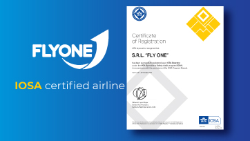 FLYONE has been successfully registered as an IOSA Operator