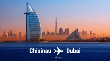 CHISINAU - DUBAI: DIRECT FLIGHTS WITH FLYONE