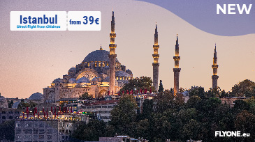 FLYONE opens flights to Istanbul, from 39 EURO!