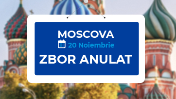 Zborurile spre și din Moscova din 20 noiembrie – anulate