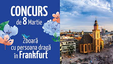 WIN A FLIGHT ROUND TRIP FOR 2 PEOPLE IN FRANKFURT
