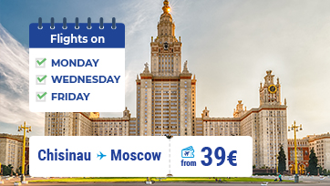 FLYONE announces flights to Moscow and on Wednesday