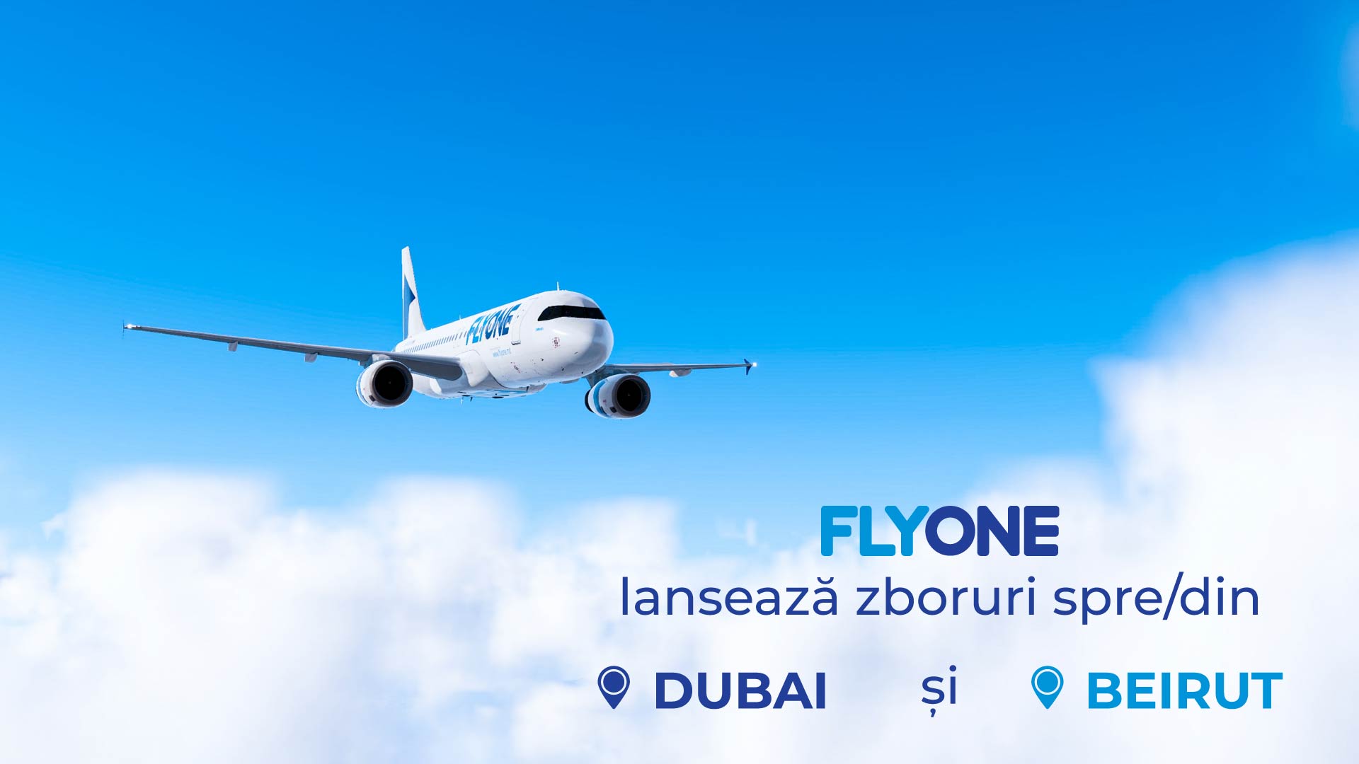 Zboara spre/din DUBAI si BEIRUT cu FLYONE!